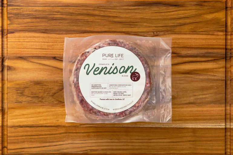 Packaged Raw Venison Blend - Pet Food - Pure Life Raw