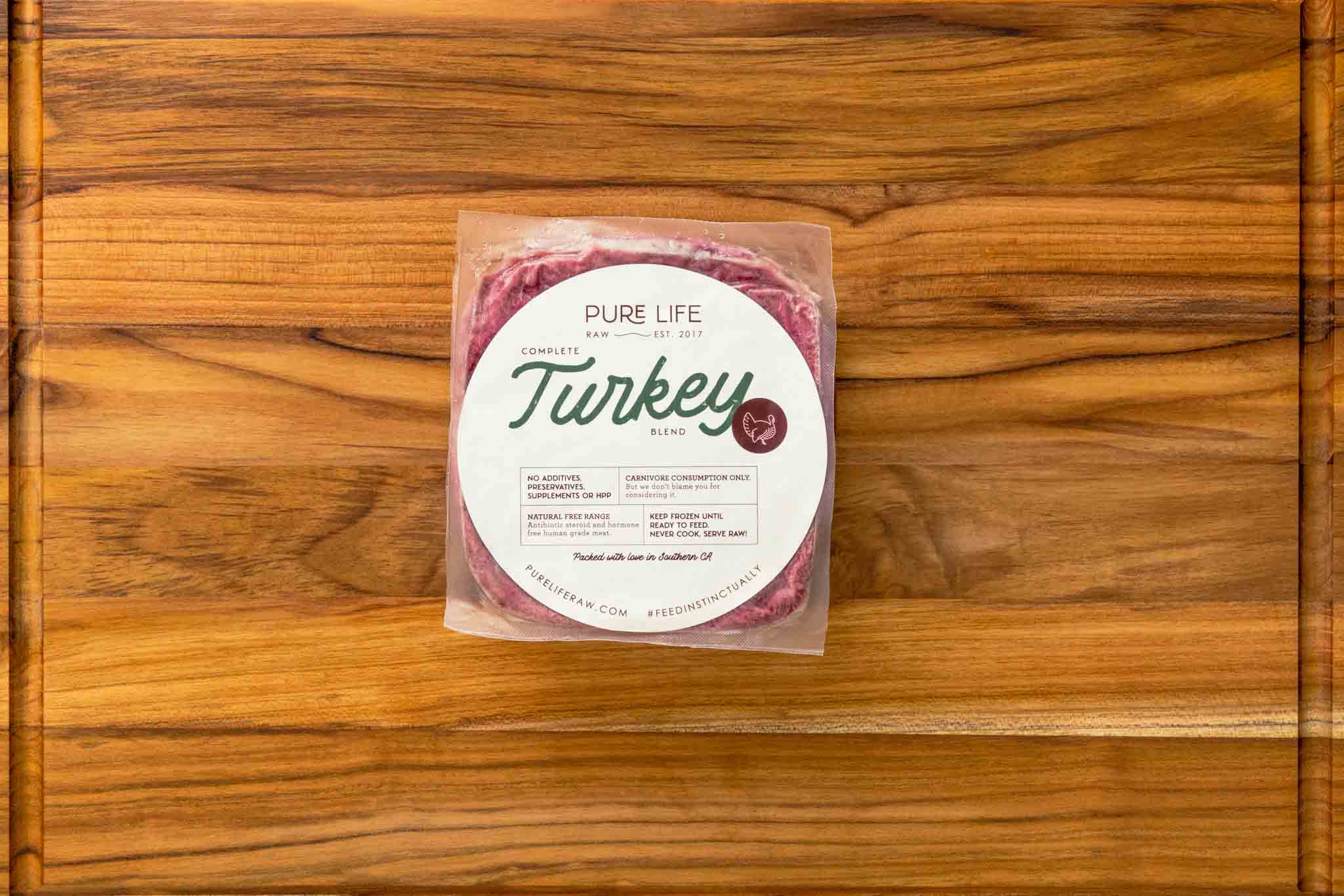 Packaged Raw Turkey Blend 2 - Pet Food - Pure Life Raw