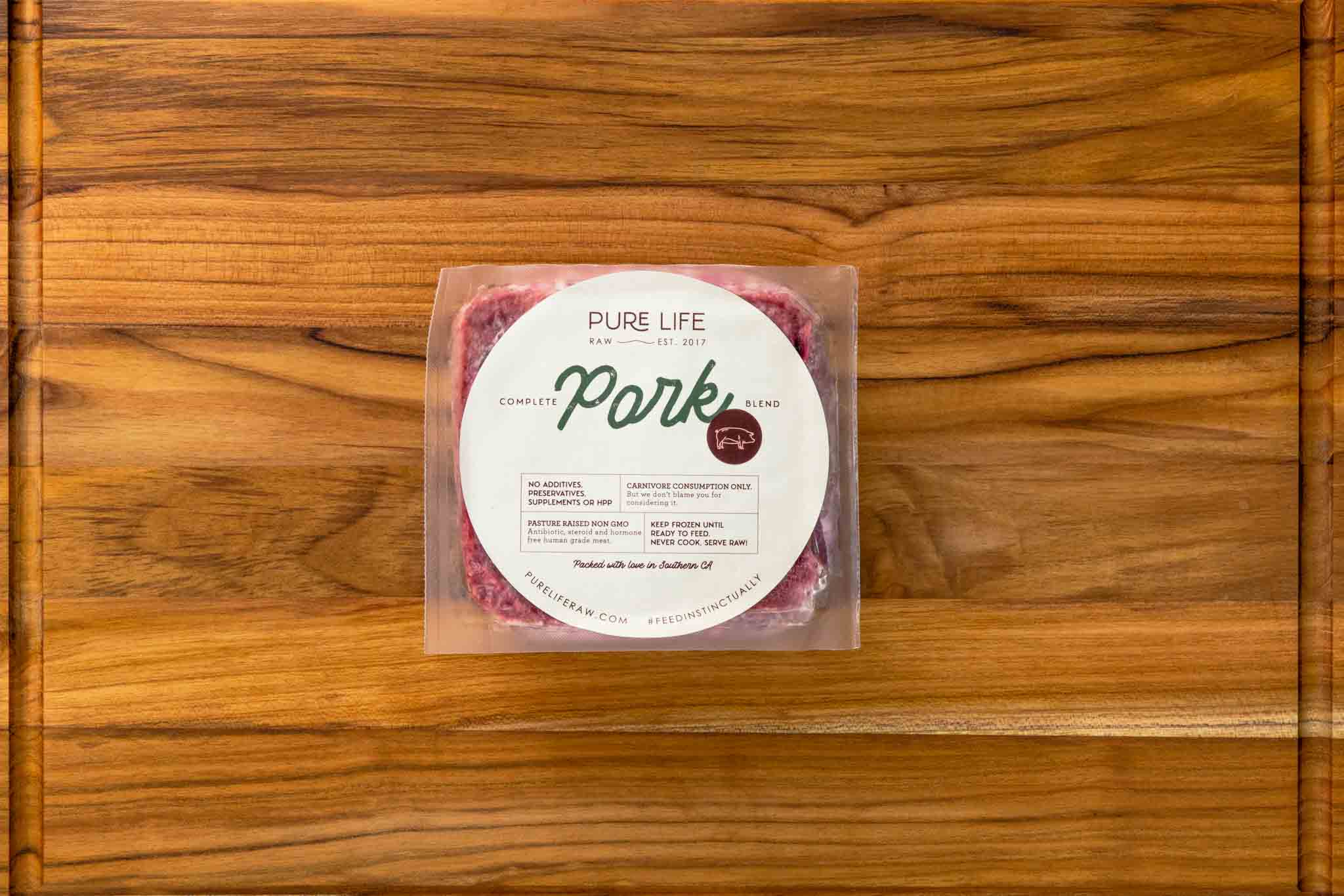 Packaged Raw Pork Blend 2 - Pet Food - Pure Life Raw