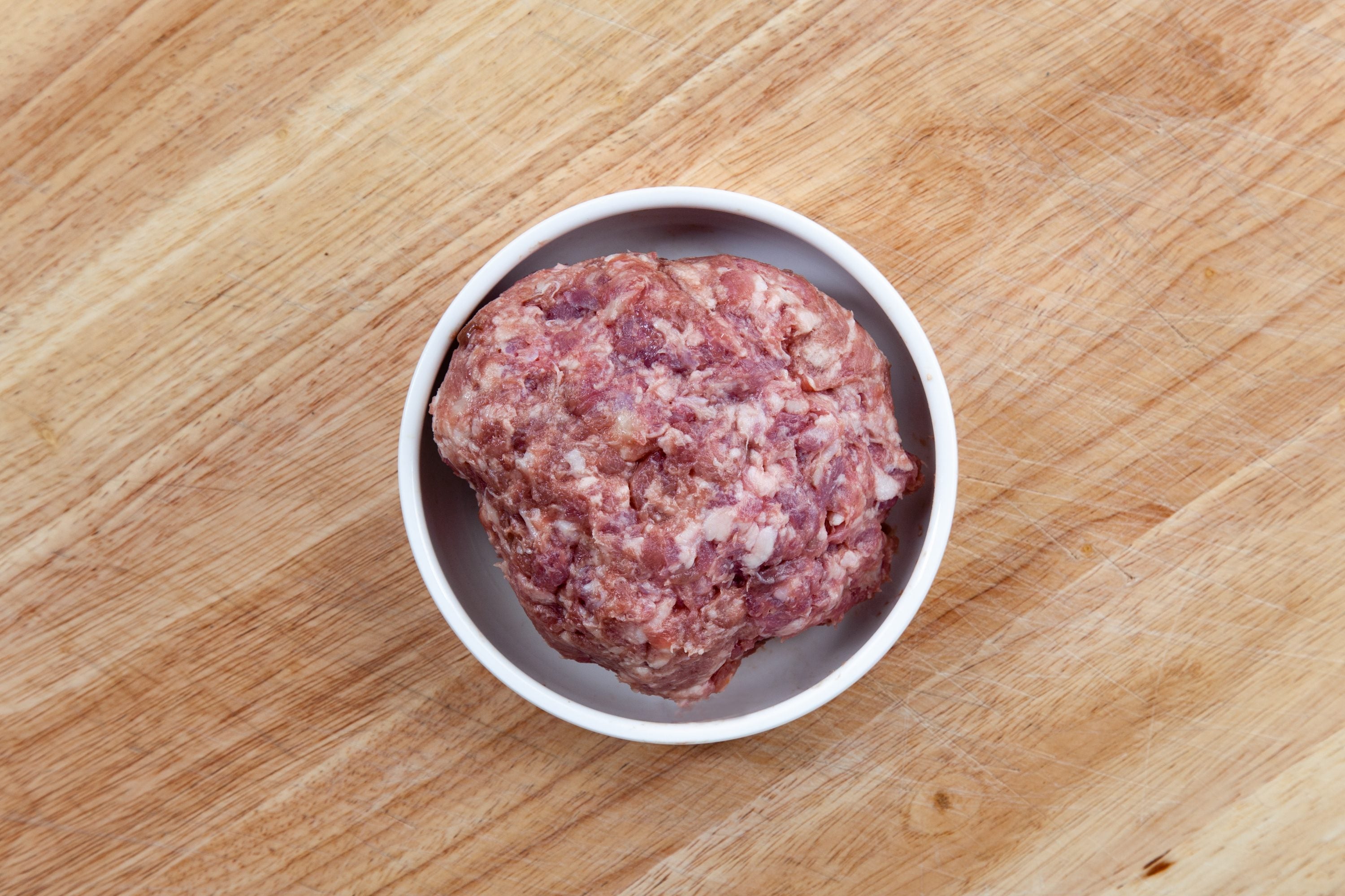 Raw Pork Blend in Bowl - Pet Food - Pure Life Raw
