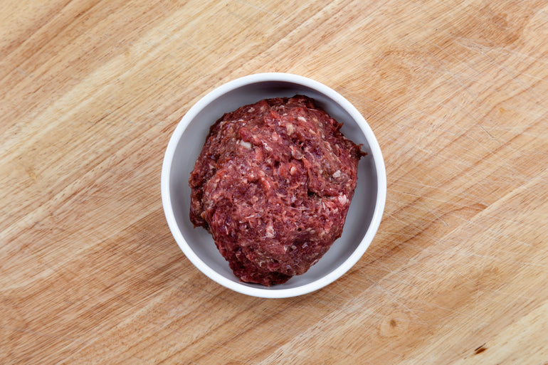 Raw Venison Blend in Bowl - Pet Food - Pure Life Raw